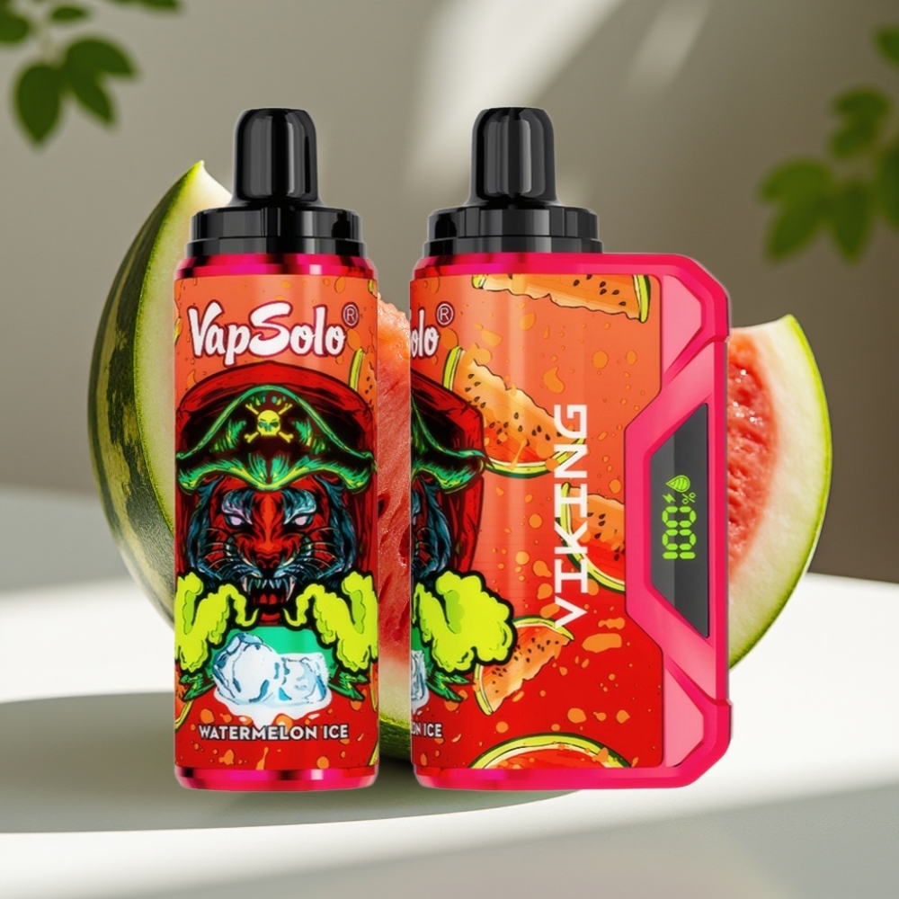 VapSolo VIKING 12000 Puffs 22ml Disposable Vape Watermelon Ice